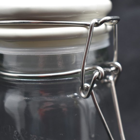 Cartwright & Butler Glass Jar W/Ceramic Lid and Seal Beverley Yorkshire Est 1981 - Picture 6 of 16